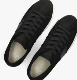 zwarte nubikk lage sneakers jagger morris nolan