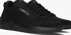 zwarte nubikk lage sneakers roque road wave