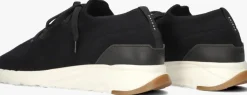zwarte nubikk lage sneakers weston knitto