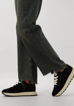 zwarte nubikk lage sneakers rose nomad fur