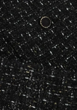 zwarte nukus minirok alisa skirt lurex