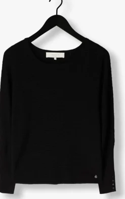 zwarte nukus top batwing pullover lurex