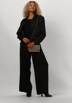 zwarte nukus top batwing pullover lurex