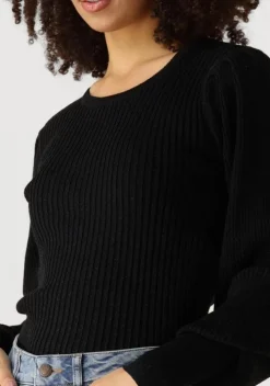 zwarte nukus trui mullberry pullover lurex