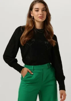 zwarte object blouses objfeodora l/s top noos