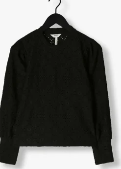 zwarte object blouses objfeodora l/s top noos
