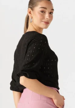 zwarte object blouses objlaila 3/4 re top