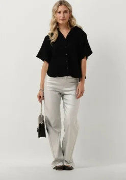 zwarte object blouses objcarina 2/4 shirt rep