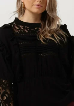 zwarte object blouses objarienne new l/s top e div