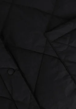 zwarte object gewatteerde jas jally down coat 123