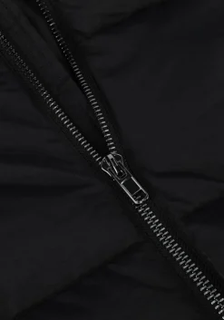 zwarte object gewatteerde jas objzhanna new short jacket