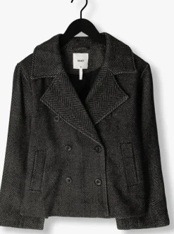 zwarte object jack objkeily short jacket