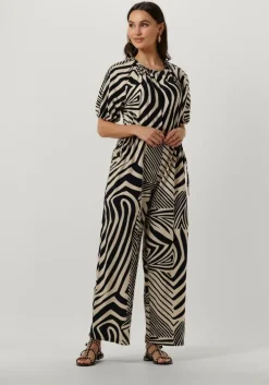 zwarte object jumpsuit objfaline 2/4 sleeve jumpsuit a vip 23