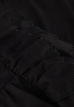 zwarte object midi jurk objhope chinna re s/s long dress