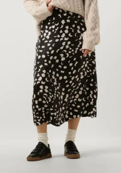 zwarte object midirok objomika hw skirt 129
