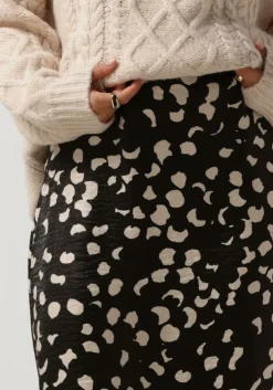 zwarte object midirok objomika hw skirt 129