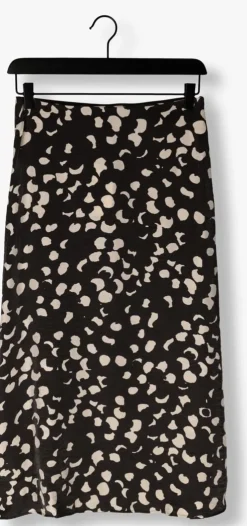 zwarte object midirok objomika hw skirt 129