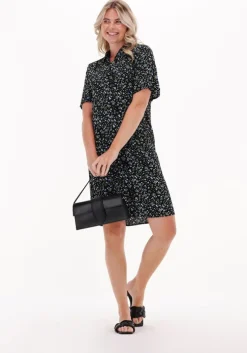 zwarte object mini jurk janni 2/4 dress
