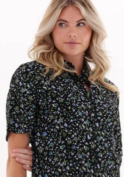 zwarte object mini jurk janni 2/4 dress