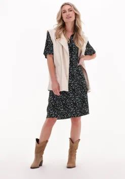 zwarte object mini jurk janni 2/4 dress