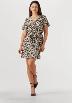 zwarte object mini jurk objkarina s/s re short dress noos