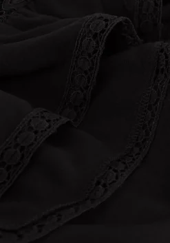 zwarte object mini jurk objarienne new l/s dress e div