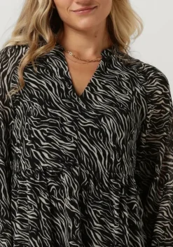 zwarte object mini jurk objmila gia l/s dress