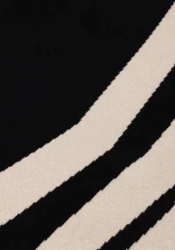 zwarte object mini jurk objray l/s knit rollneck dress