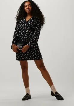 zwarte object mini jurk objditta l/s dress