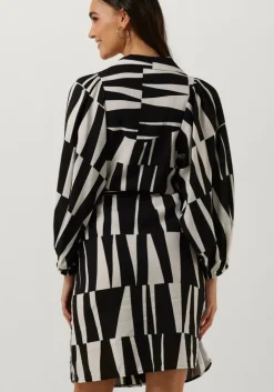 zwarte object mini jurk taro 3/4 dress 126