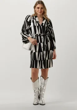 zwarte object mini jurk taro 3/4 dress 126