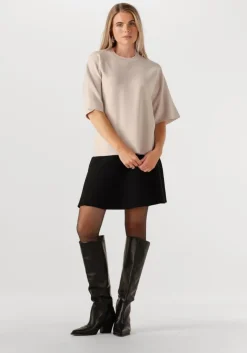 zwarte object minirok objreynard hw short knit skirt