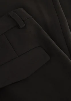 zwarte object pantalon objivy hw wide pant