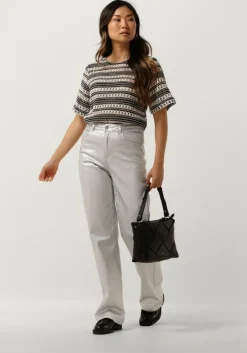 zwarte object top objarthine s/s t-shirt