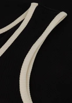 zwarte object top objjamie s/l sli tank top noos