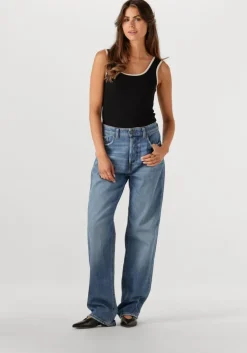 zwarte object top objjamie s/l sli tank top noos