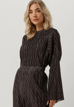 zwarte object tops & t-shirts lux l/s top 124