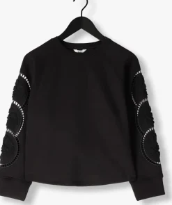 zwarte object trui objdorina lo l/s sweat top