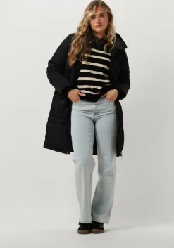 zwarte object trui objester ls knit top