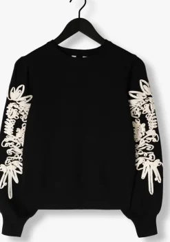 zwarte object trui objjoana l/s knit pullover