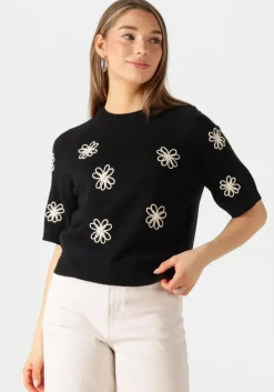 zwarte object trui objlaney rubin ss pullover