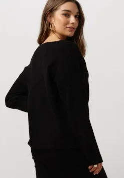 zwarte object trui objreynard v-neck pullover
