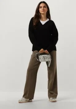 zwarte object trui objreynard v-neck pullover