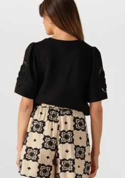 zwarte object t-shirt objdorina s/s re top e ss fair 25