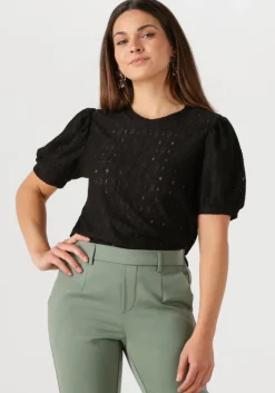 zwarte object t-shirt objlaila s/s re top