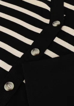 zwarte object vest objester l/s cardigan