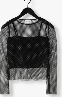 zwarte omoda atelier tops & t-shirts x iris - ines