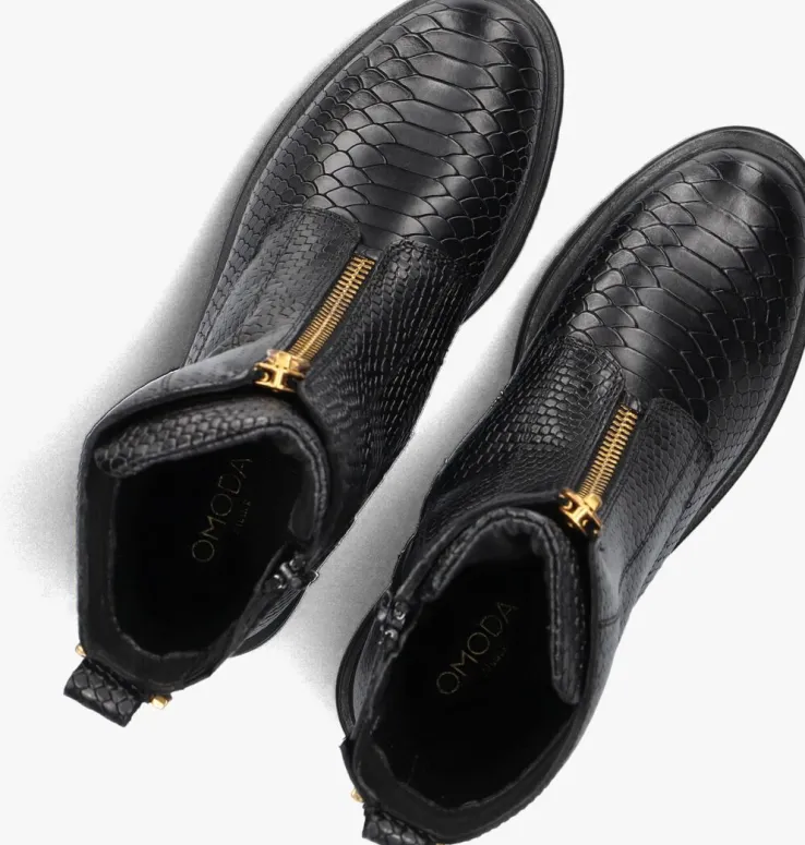 zwarte omoda enkelboots lpmonk-04