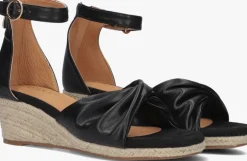 zwarte omoda espadrilles 0577-5