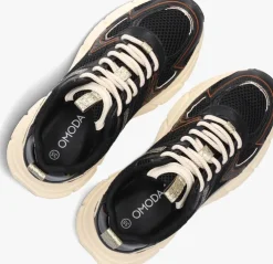 zwarte omoda lage sneakers holly